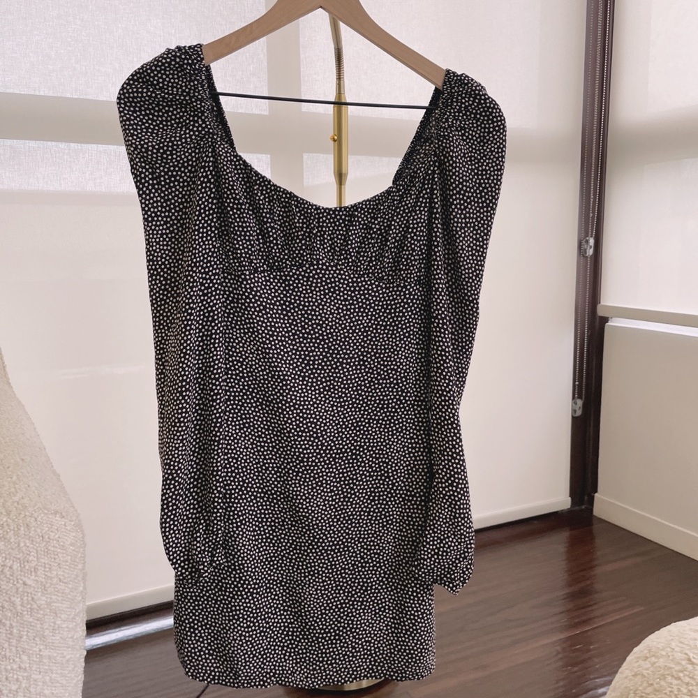 ZARA polka dot mini dress XS
